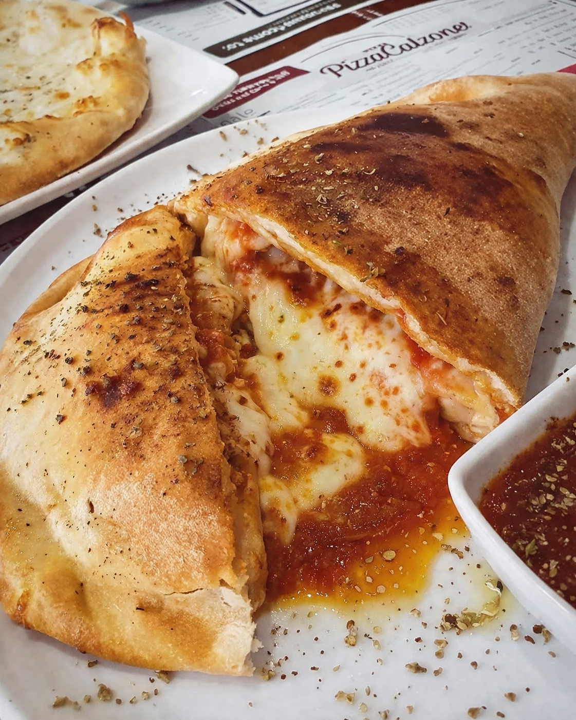 Pizza Calzone folded pizza